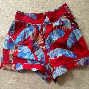 Farm Rio Palm Print shorts size Small